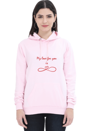 Infinity love hooded sweatshirt