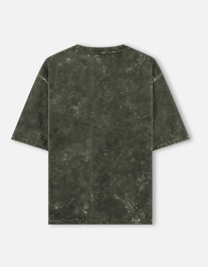 Unisex Acid Washed Oversized Tee