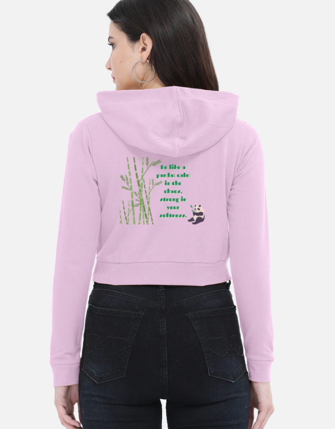 Female Cropped Hoodie - Image 7